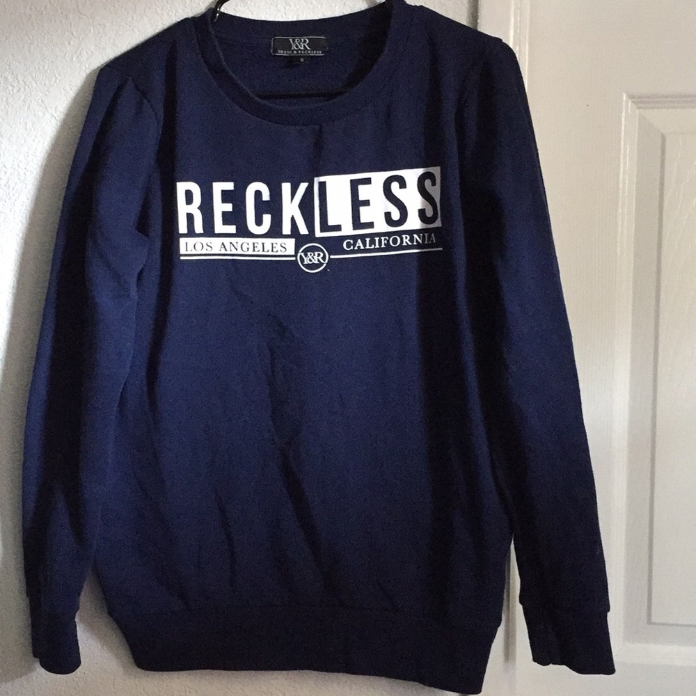 Young & reckless crew neck